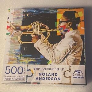 Spin Master 500-Piece Puzzle & Poster Noland Anderson, Artist Horn Player NEW